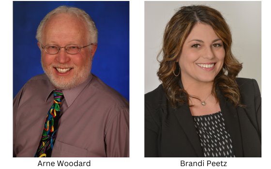 Photos of Arne Woodard and Brandi Peetz