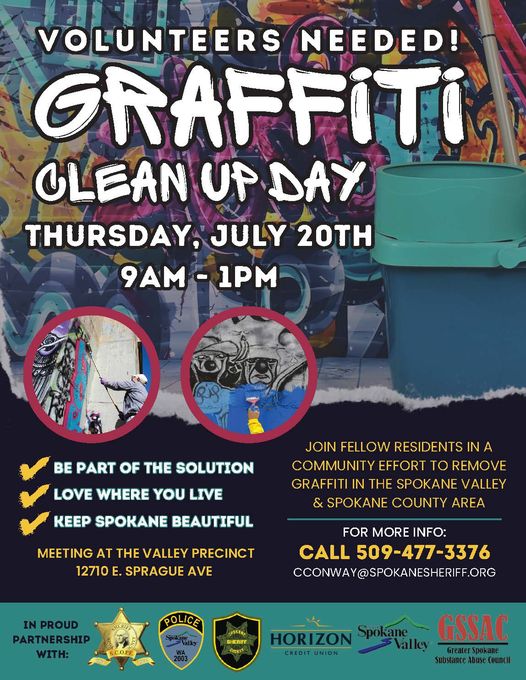 Graffiti advertisement