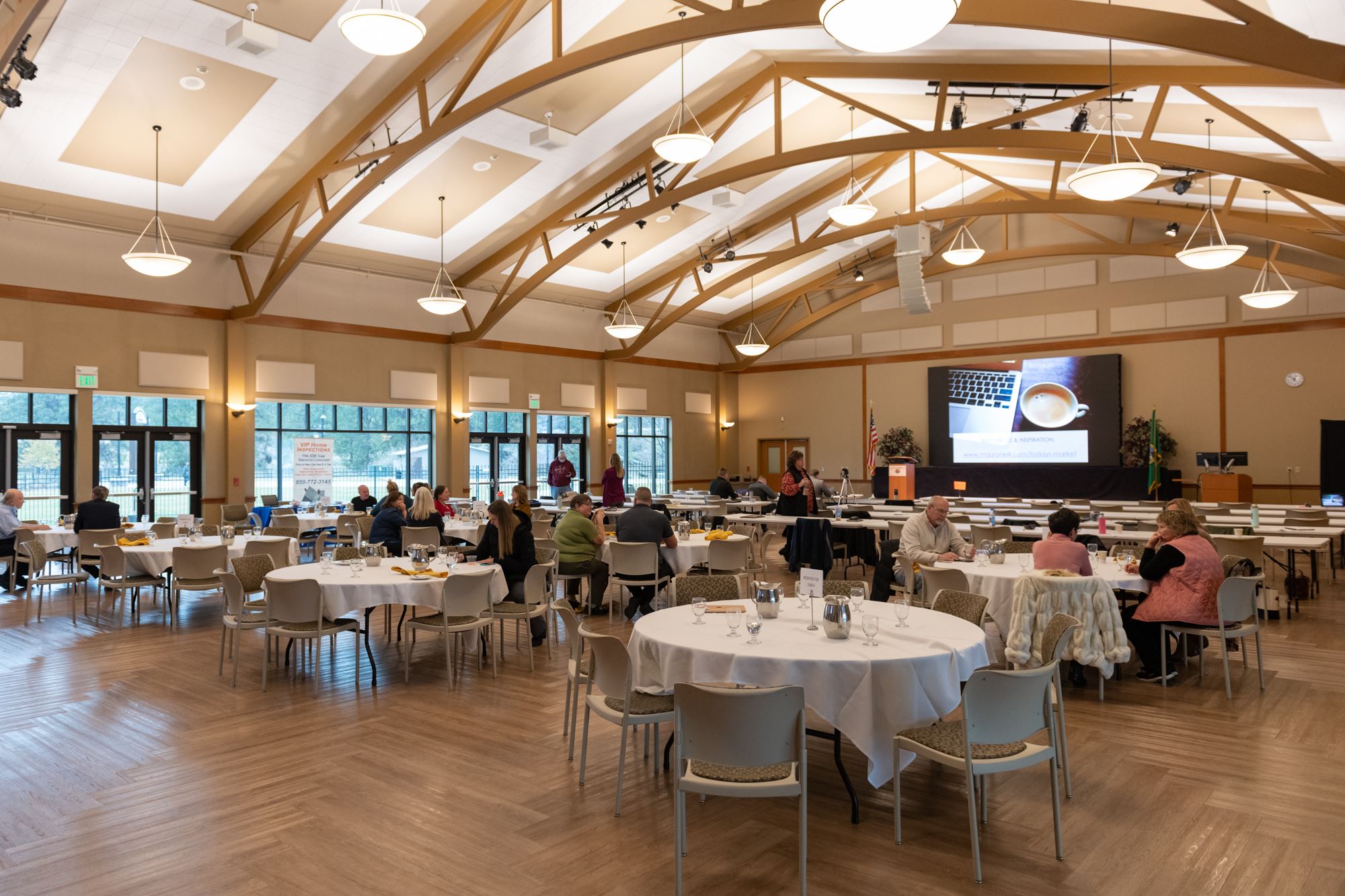 Planned Speaker at a Banquet in the Great Room