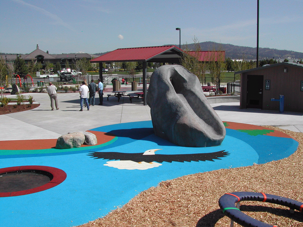 Glacier Slide and Eagle Surfacing